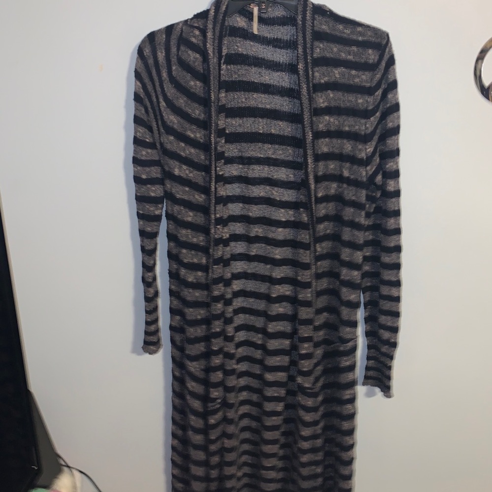 NWOTFree People striped cardigan